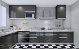 Modern High Gloss UV Kitchen Cabinet (Zx-062)