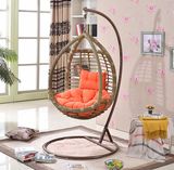 Fashionable Single Rattan Weaving Basket Swing (D008)