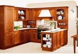 American Style Solid Wood Cherry Kitchen Cabinet (c12)