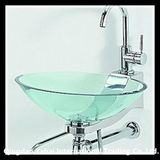 Houseware Clear Tempered Glass Basin
