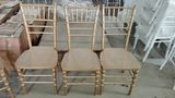 Wood Shiny Chiavari Chair, Tiffany Chair for Wedding