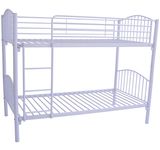 Metal Bunk Bed 3ft Single Split Into 2 Beds Bedroom
