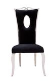 Popular Leather Round Hollow Gold Metal Legs Beauty Chair