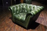 Genuine Leather Aviator Chesterfield Sofa, Chesterfield Leather Sofa for Sale