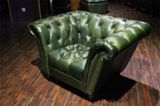 Genuine Leather Aviator Chesterfield Sofa, Chesterfield Leather Sofa for Sale