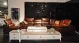 Italian Big Corner Living Room Genuine Leather Sofa Sbl-9156