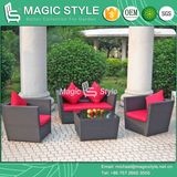 Rattan Sofa Set with Cushion Garden Sofa Set (Magic Style)