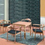 Modern Wood Cafe Restaurant Table and Chair (SP-CT734)