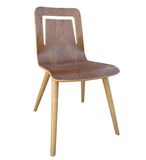 Kfc/Mcdonald or Canteen Wooden Dining Chair (Wd-06014)