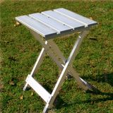 Outdoor Portable Aluminium Alloy Folding Stool, Fishing Barbecues Stool