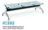 Stainless Steel Hospital Visitor Chair, Hospital Three Seats Waiting Chair Mesh Surface