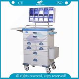 AG-At016 Mobile Hospital Emergency Trolley with Wheels