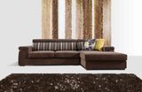 Modern Style Fabric Sofa with Chaise