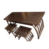 Antique Furniture Dining Table and Chairs Lwd370-1