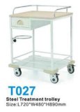 Hot! ! Hospital Medical Nursing Trolley with Obstacle Wheels