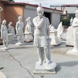 Outdoor Garden Decor Marble Warrior Statue