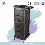 Hair Salon Professional Black Salon Roll Trolley Cart