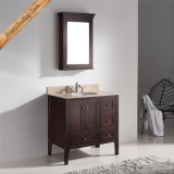 Fed-1037 Solid Wood High Quality Bathroom Vanity Single Sink Bathroom Cabinet