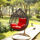 Popular Cheap Price Chair Rattan Hanging Egg Rattan Swing (D011)