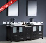 Modern Double Sink Wooden Bathroom Vanity (BA-1127)