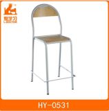 School Wood Lab Chairs with Steel Tube of Student Furniture