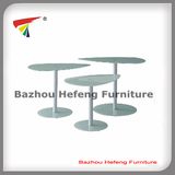 Cheap Glass Furniture Side Table Nesting Table (CT020)