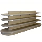 Supermarket Center Display Shelf Half Round Head Commodity Shelf