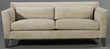 Living Room or Hotelsofa 3 Seat Sofa with Throw Pillow