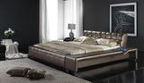 Modern Bedroom Furniture - Leather Bed (6015)