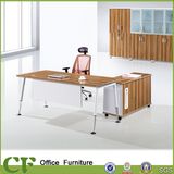 4-Leg Modern Executive Desk with Mobile Cabinet