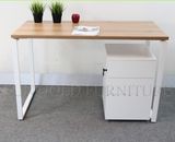 Simple Design Desk with Movable Cabinet Wood Computer Desk (SZ-OD197)