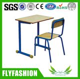 Cheap School Furniture Single Student Desk and Chair (SF-28S)
