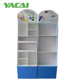 Customized Supermarket Point Sale Flooring Display Stand, Erect Display Cabinet