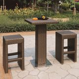 Outdoor Rattan Bar Furniture Stool Set (TG-JW83)