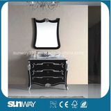 Europe Style Antique Bathroom Vanity with Marble Top (SW-8017B)