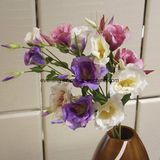 Wedding Decoration Platycodon Grandiflorum Silk Flowers Artificial Silk Flowers Bouquets Importers Vintage Faux Silk Flower
