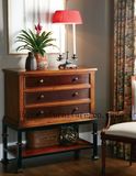 Hotel Lobby Furniture Luxury Wooden Tall Wall Corner Table Console0632