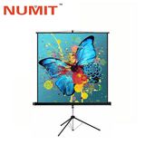 Manual Pull Down Projection Screen with Tripod Stand