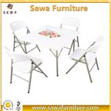 Portable Plastic Folding Table with chair Furniture Design