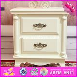 2017 Wholesale White Wooden Bathroom Storage Cabinets, High Quality Solid Wooden Bathroom Storage Cabinets W08h066