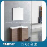 MDF Melamine Small Bathroom Cabinet with Mirror