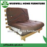Home Furniture Pine Wood Single Folding Bed Without Mattress