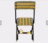Outdoor Folding Camping Fishing Chair with Rod Holder