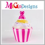 Ceramic Crafts with Cup Cake Shaped Cheap Money Bank