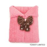 Snowflake Bowtie Dog Mattress Cushion Coral Fleece Pet Sleeping Beds
