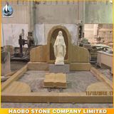 Wood Sandstone Monument with St. Mary Statue