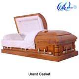 Americna Style Adult Poplar Wooden Casket and Coffin