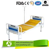 Single Manual Hospital Flat Bed with Sheets (CE/FDA/ISO)