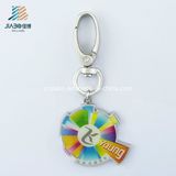 Custom Wedding Decoration Gift Zinc Alloy Paint Metal Keychain Manufacturer