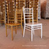 Restaurant Furniture Wedding Metal Iron Aluminum Chiavari Chair for Events